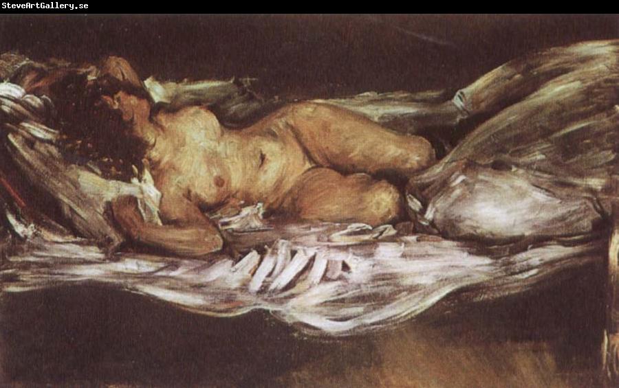 Lovis Corinth Reclining Nude